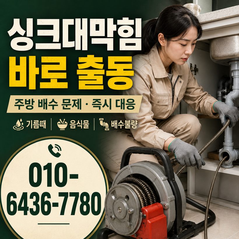입암면 하수구막힘 빠른출동 5