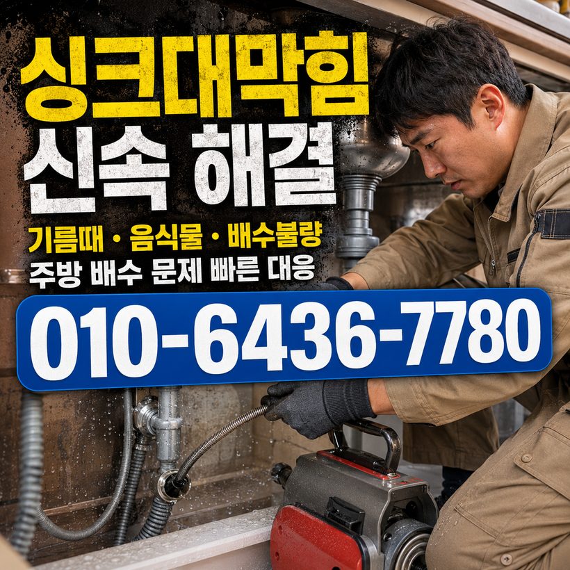 상망동 지역 싱크대뚫음 관련 이미지