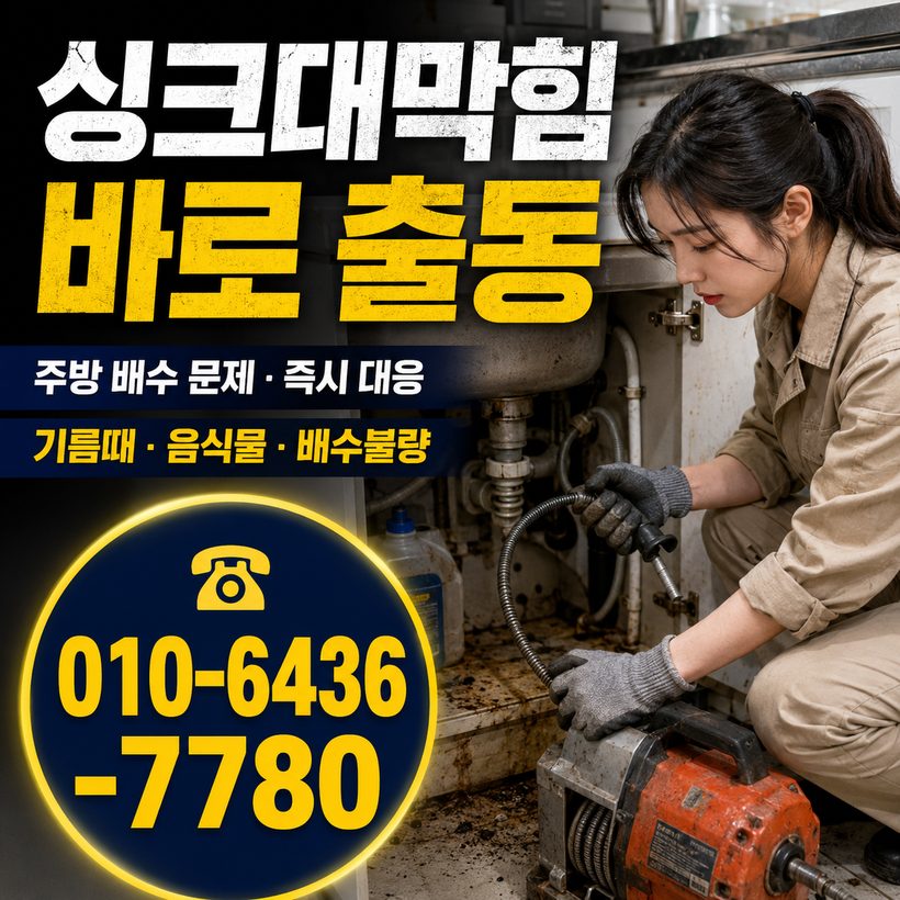농소동 지역 세면대뚫음 관련 이미지