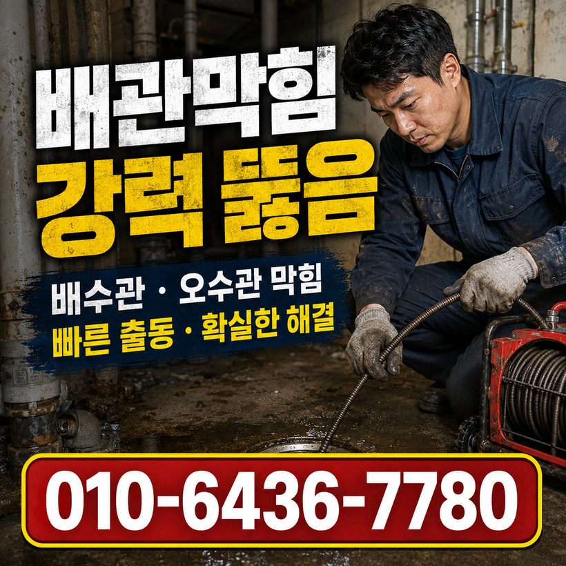 농소동 지역 배관막힘 관련 이미지