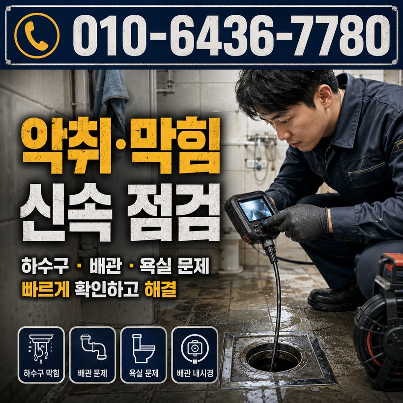 하망동 하수구막힘 빠른출동 1