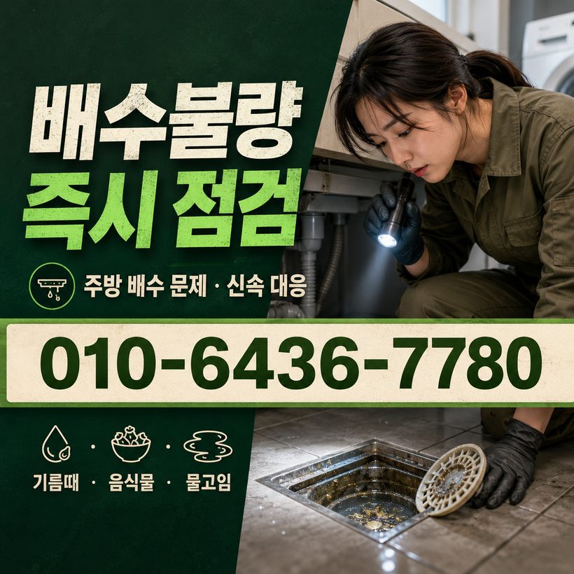 풍기읍 하수구막힘 빠른출동 3