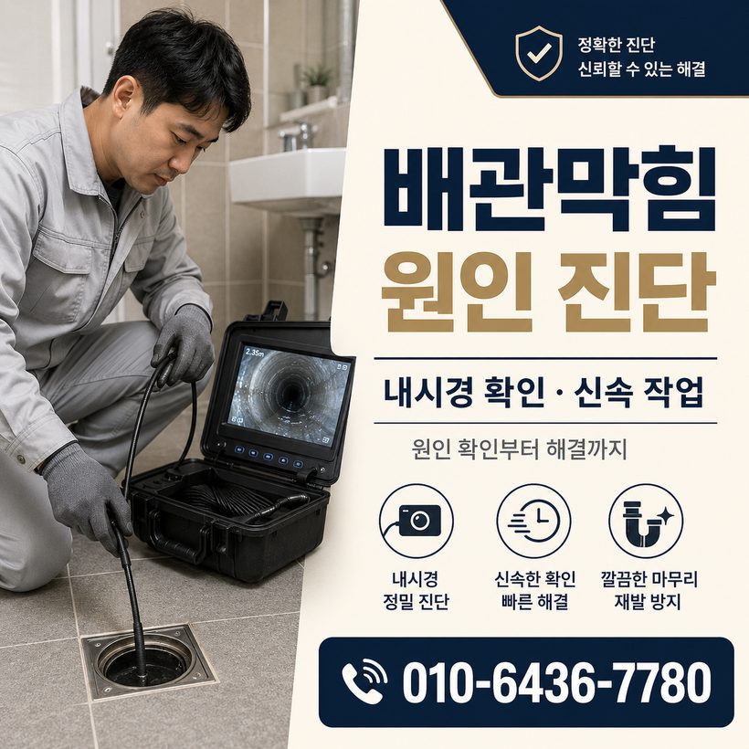 대이동 하수구막힘 빠른출동 4