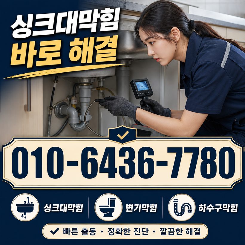 미조면 하수구막힘 빠른출동 1