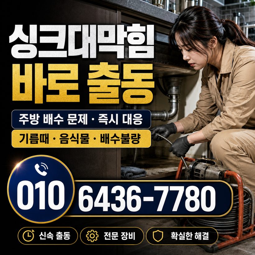 가흥동 하수구막힘 빠른출동 3
